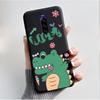 Чехол с рисунком для Sony Xperia 1 / Xperia XZ4 Funda Capa Мягкий силиконовый черный корпус Чехол Милый Цветок Мультяшный Корпус Coque