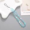 Y2k Five-Pointed Star Bead Phone Strap Charm Chain Cellphone Lanyard Keychain Woman Girl Bag Camera Pendant For Airpods Case