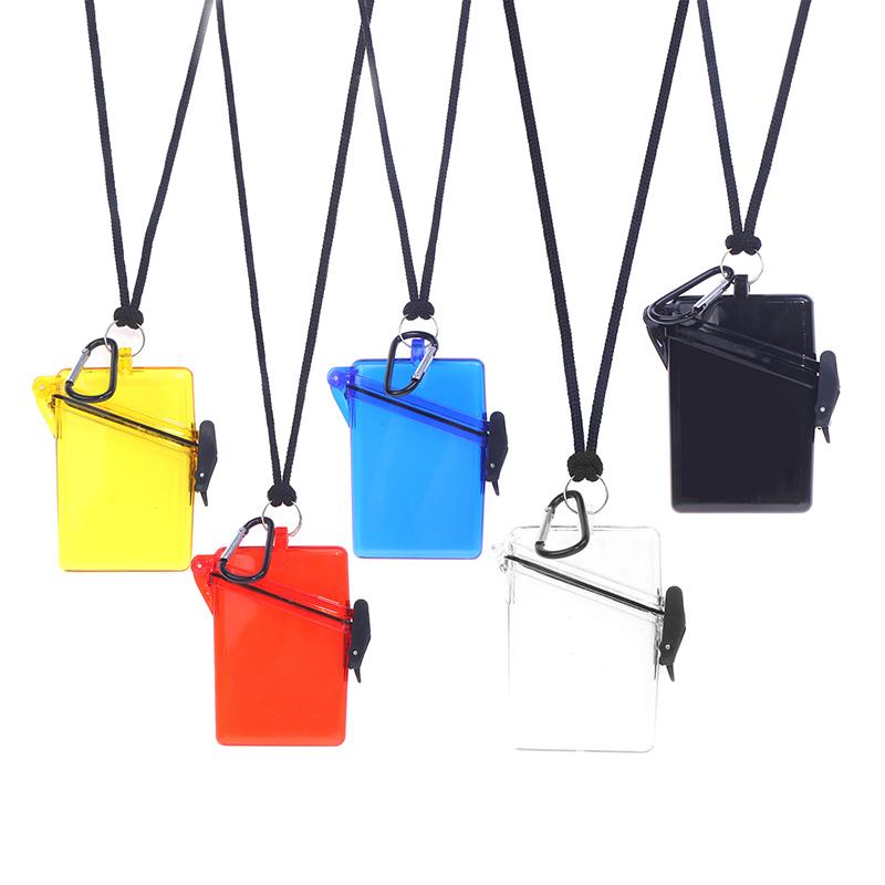 Открытый водонепроницаемый карманы ключ коробка для хранения денег держатель пластиковый корпус