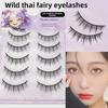 Накладные ресницы Wild Thai Fairy — натуральный стиль корейской женской группы для двойных век