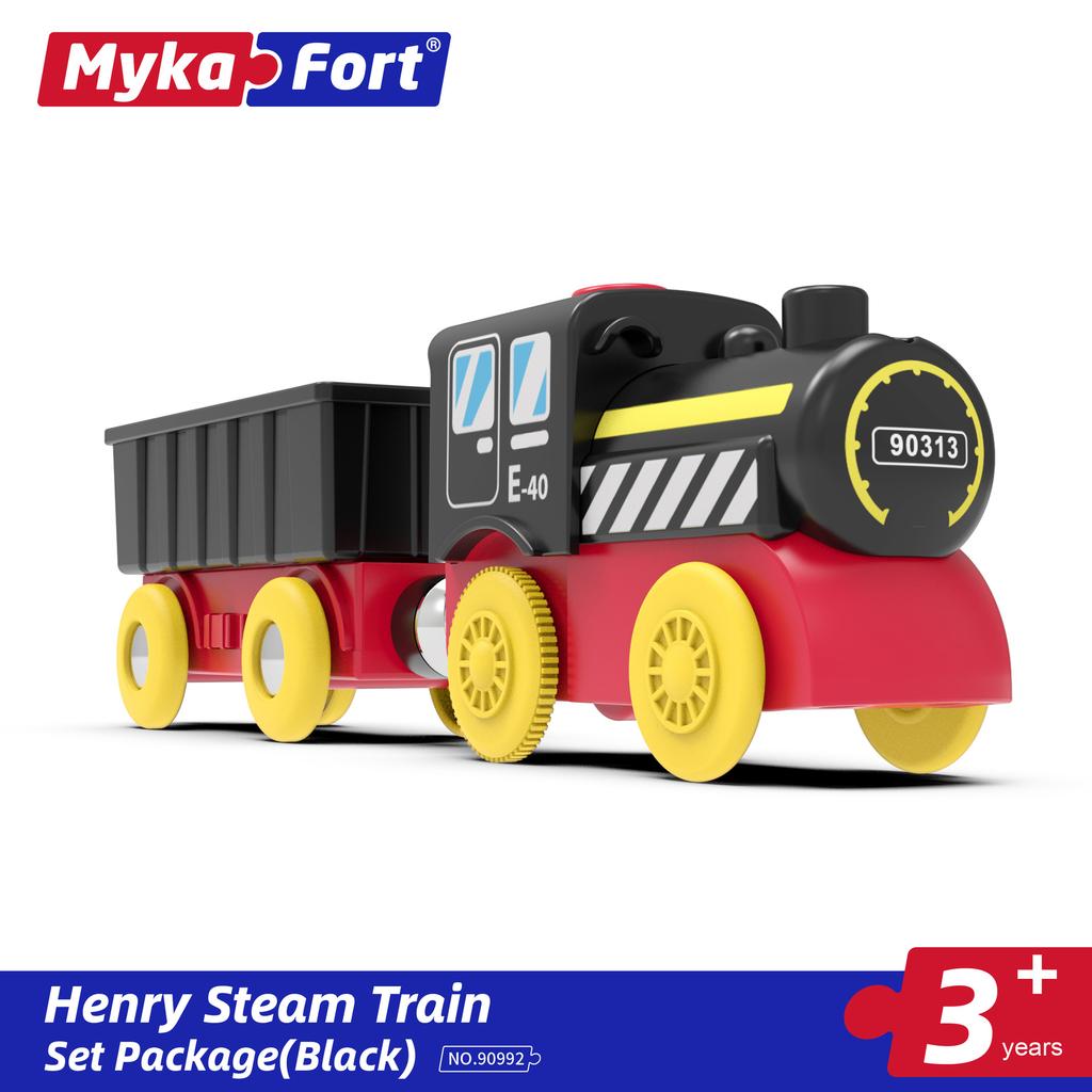 Многофункциональный магнитный симулятор из десяти частей, совместимый с электрическим поездом, деревянные треки, детские игрушки для детей 3-6 лет