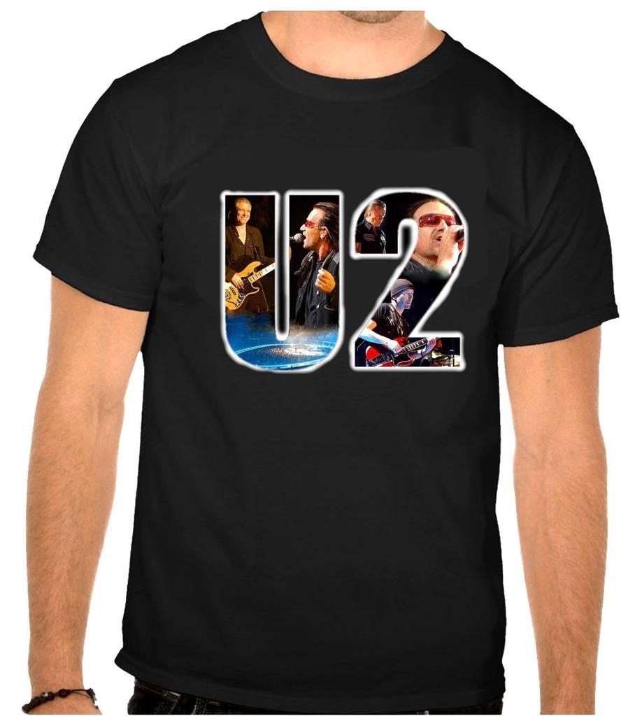 U2 U 2 Rock Music Logo Black Kids TShirt 1385 KidsHandmade