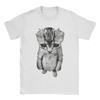 Кот Munchkin Котёнок Смешной Грустный Плачущий Кот Мем Любители Кошек Футболка Футболки Мужские 100% Хлопок Большие Размеры Футболки С Коротким Рукавом