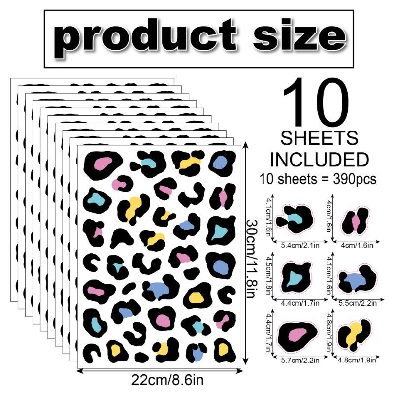 Леопардовый принт наклейки на стену неровные точки простой стиль черная текстура украшение дома фоновая стена самоклеящиеся наклейки на стену