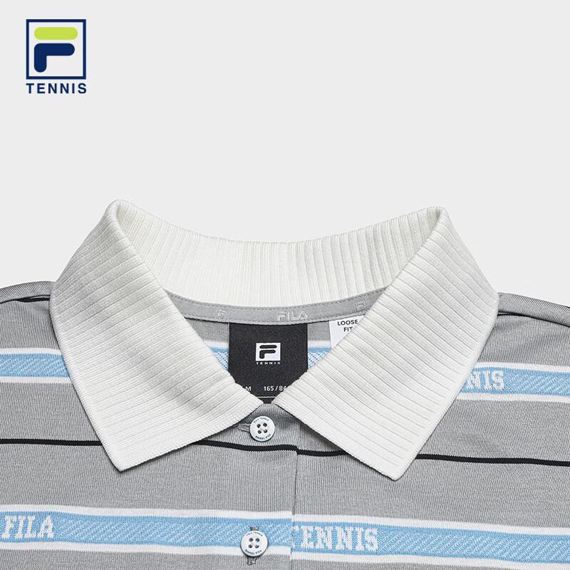 Fila Женская вязаная теннисная футболка-поло с коротким рукавом