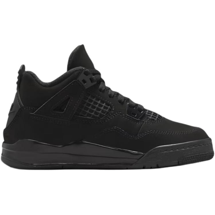 Jordan Баскетбольные кроссовки Air Jordan 4 Mid top Черные Детские Возраст 3-7 лет IB4388-010