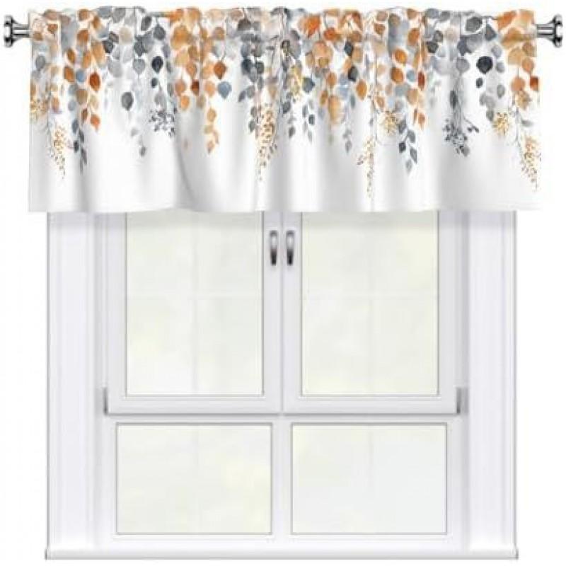 Farmhouse Kitchen Curtains Short Red Buffalo Plaid Window Drapes Dining Room