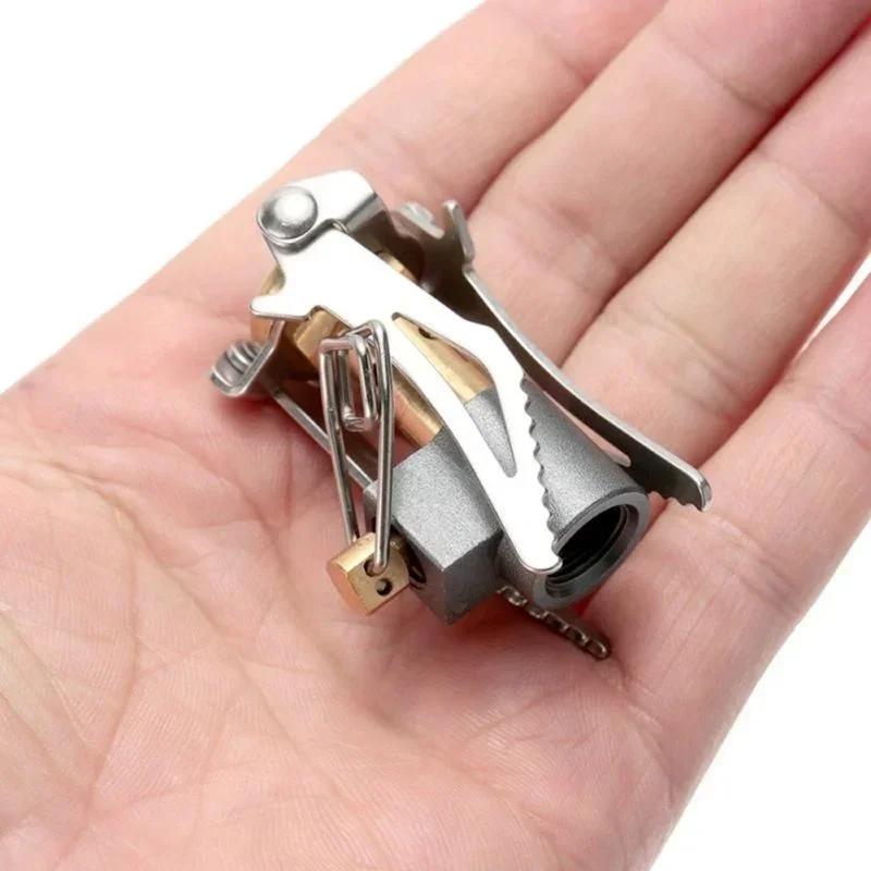 Camping Stove Mini Stove Integrated Folding Stoves Camping Outdoor Survival Equipment Portable Pocket Stoves Camping Equipment