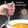 Anti-Scald Dish Clip Stainless Steel Bowl Clip Hot Pan Gripper Tongs Heat Resistant Kitchen Utensil for Bowls Pans Dishes