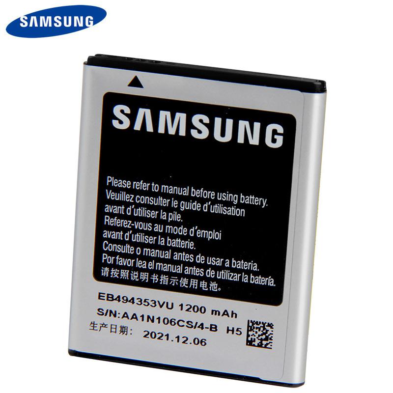 Оригинальный аккумулятор для телефона EB494353VU EB494353VA для Samsung S5330 S5232 C6712 S5750 GT-S5570 i559 S5570 GT-S5282 аккумулятор 1200 мАч