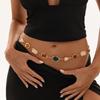 Gold Link Body Chain Color Mix Body Jewelry Fashion Belly Belt  Party Event