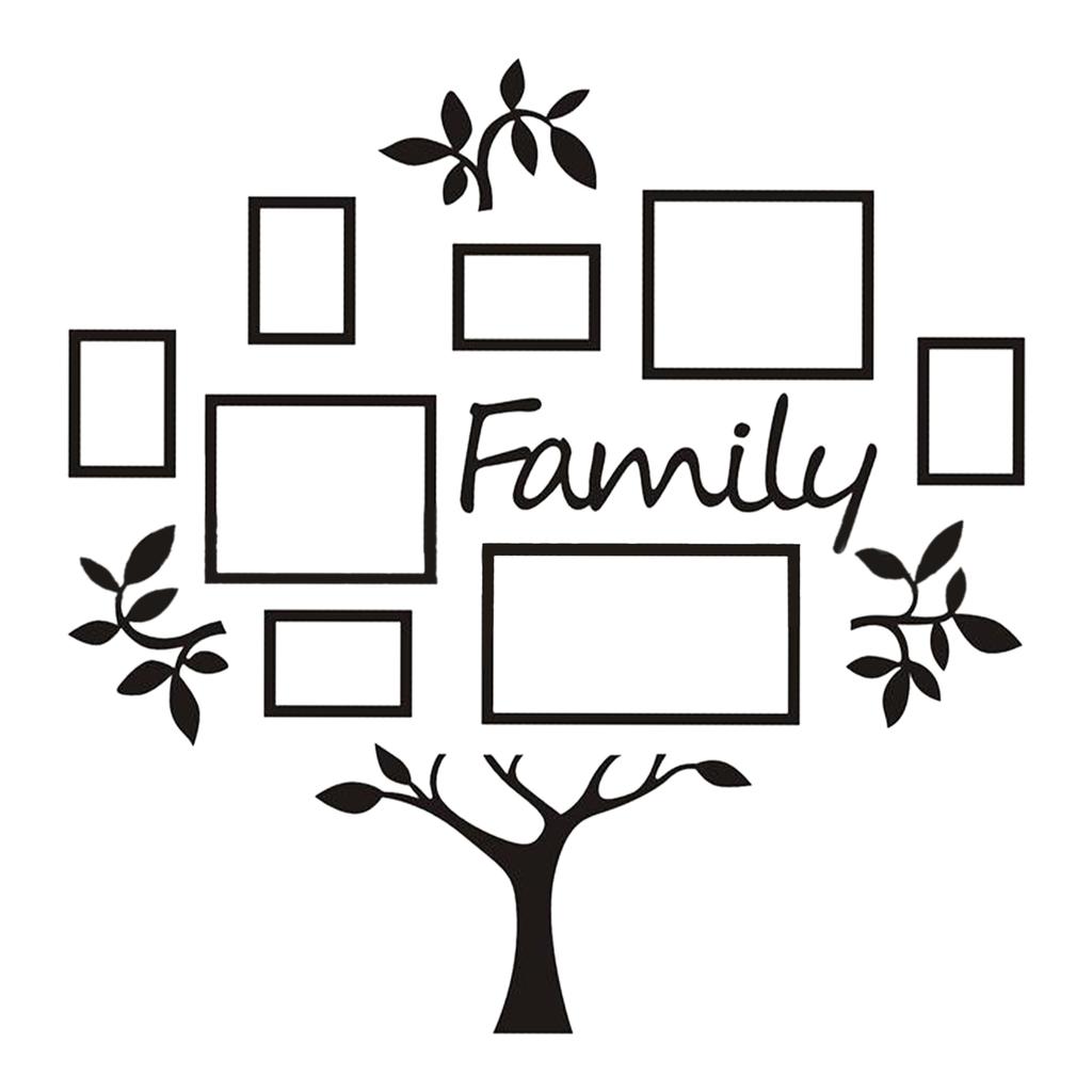 Wall Sticker Environmental Friendly Waterproof Corrosion Resistance Acrylic Photo Frame Wall Decor