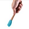 Pastry Mixing Mini Wooden Handle Kicthen Utensils Non-stick Cake Scraper Baking Tools Spatula Brush