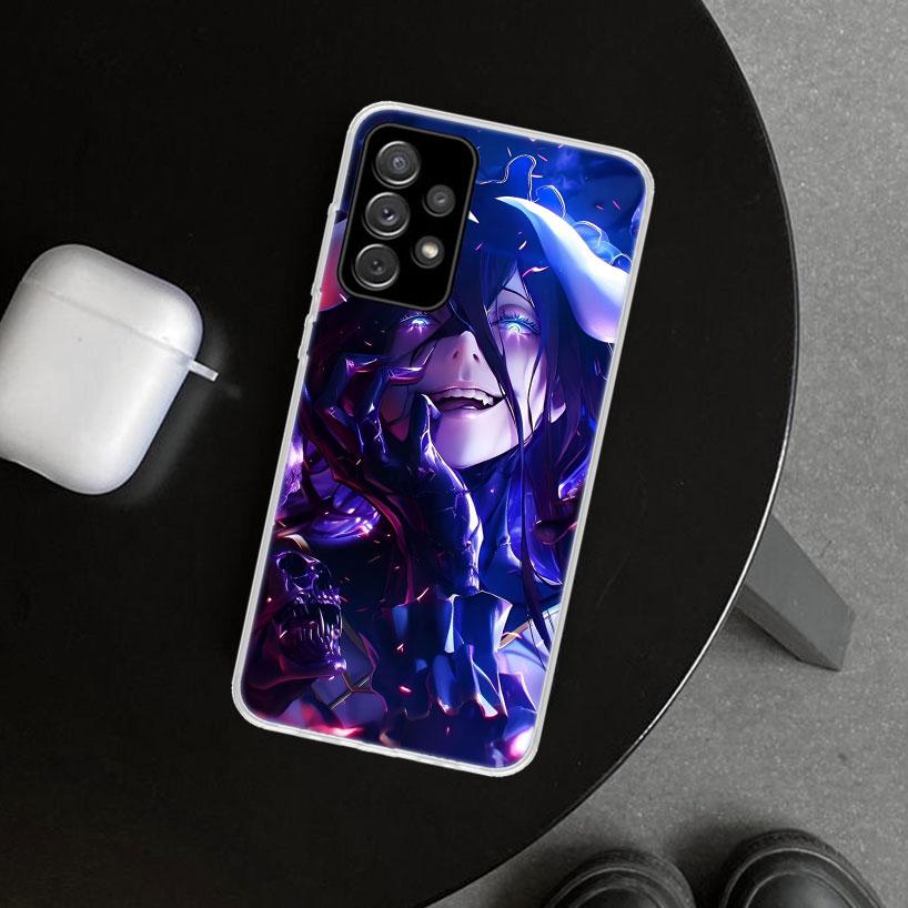 Чехол для телефона Albedo Overlord Anime для Samsung Galaxy A12 A22 A32 A52 A72 A02S A51 A50S A31 A20S A10S Note 20 Ultra 10 Plus