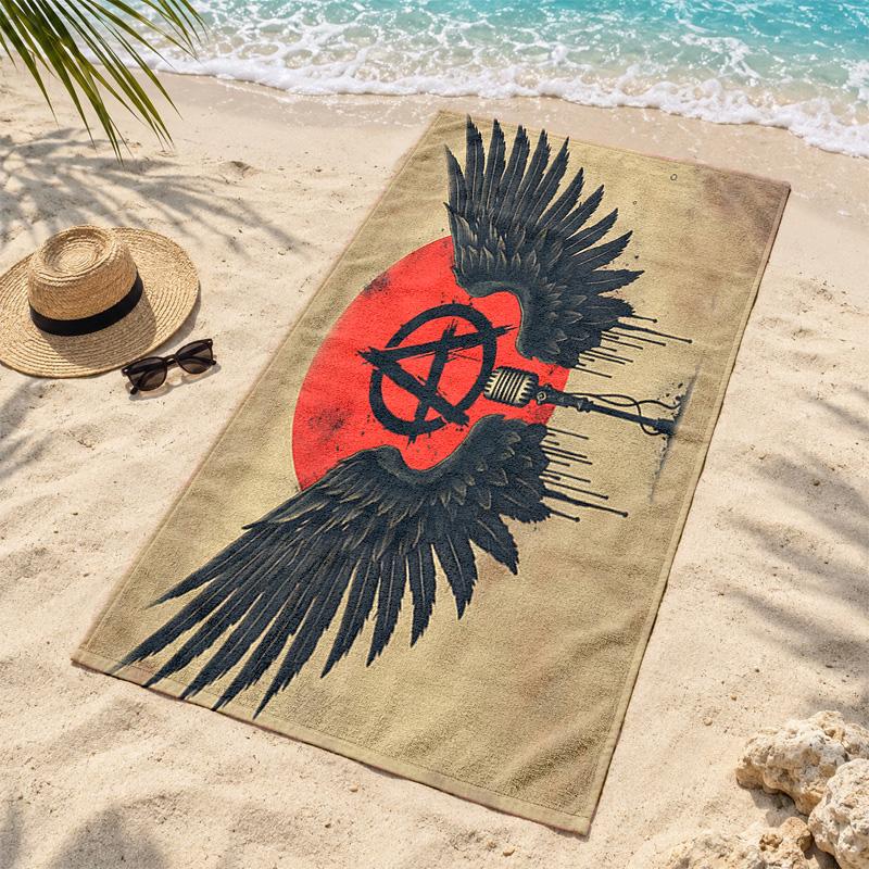 Linkin Park Beach Towel Quick Dry Sand Free Lightweight Beach Towels for Travel Swimming Camping
