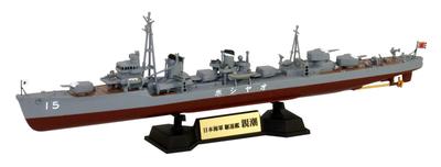 Pit-Road 1/700 Серия Skywave Эсминец японского флота класса «Кагэро» Оясио Сборная пластиковая модель с флагом и табличкой с названием корабля Фототравление, SPW60 Серый