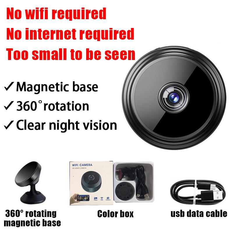 Original A9 mini camera CCTV Camera Connect To Cellphone With Voice 1080P HD Webcam Mini IP Camera 360°clear night vision cctv camera no need