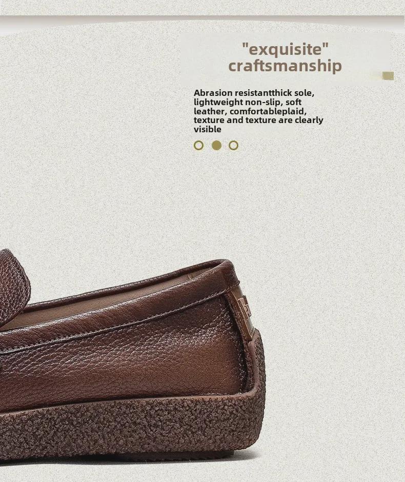 Шанхай Цзечу весна 2023 ретро плоские женские туфли из коровьей кожи