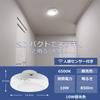 Lepro Motion Sensor Ceiling Light, Compact LED Ceiling Light, Daylight White, 10W, for 4-4.5 Tatami Mat Rooms [850lm Brightness, Eye-Friendly, Sensor