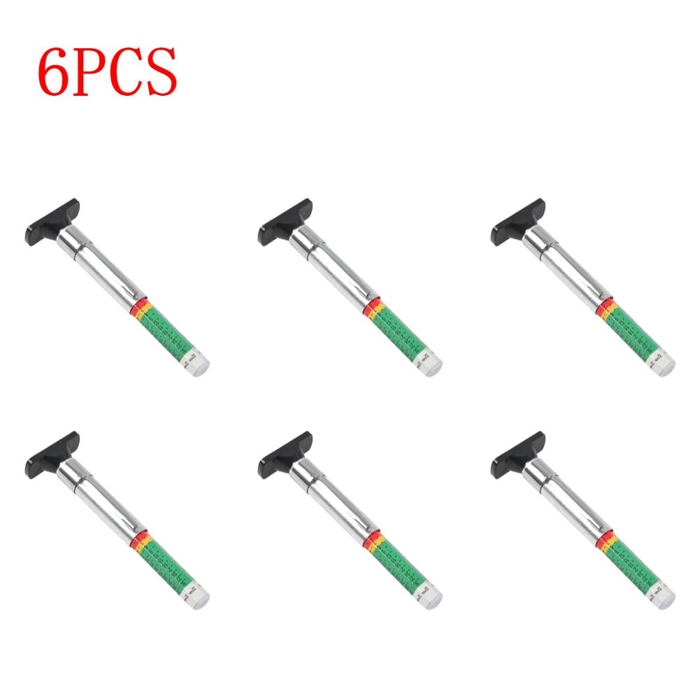 1-10PCS 25mm Car Tyre Tire Tread Depth Gauge Meter Caliper Thickness Gauges Monitoring System Tire Wear Detection Measuring Tool