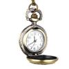Vintage Quartz Pocket Watch Alloy Hollow Carved Quartz Pocket Watch With Chain Necklace Pendant Gifts For Women Man