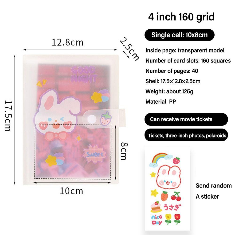 ПВХ Фотоальбом Прозрачный Альбом для Фотографий Айдолов Высококачественный Держатель для Фотокарточек