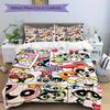 3pcs Powerpuff Girls Collection Bedding Set, Including 1 Quilt Cover and 2 Pillow Shams, Without Filling, Soft and Comfortable Home Bedroom Fabric, Fa