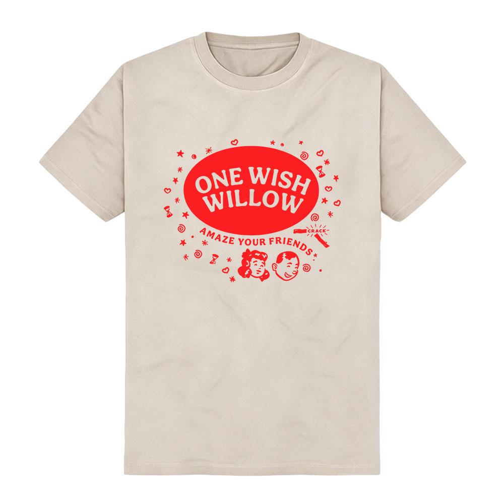 One Wish Willow Tees Футболка с дизайном «Одержимость фильмами ужасов» Женская Мужская Одежда С коротким рукавом Хлопок Свободная Унисекс Уличная Футболка