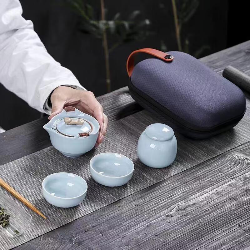 PJB021 Ru Ware Tea Set