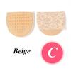 1 Pair Invisible Half Size Forefoot Cushion Women's High Heels Anti-slip Foot Protectors Soft and Durable Insoles Reduce Pain