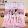 1PC kpop Bp Flannel Blanket Gift, Suitable for Both Men And Women, Soft Ideal for Beds And Sofa, Birthday Or Christmas Gift