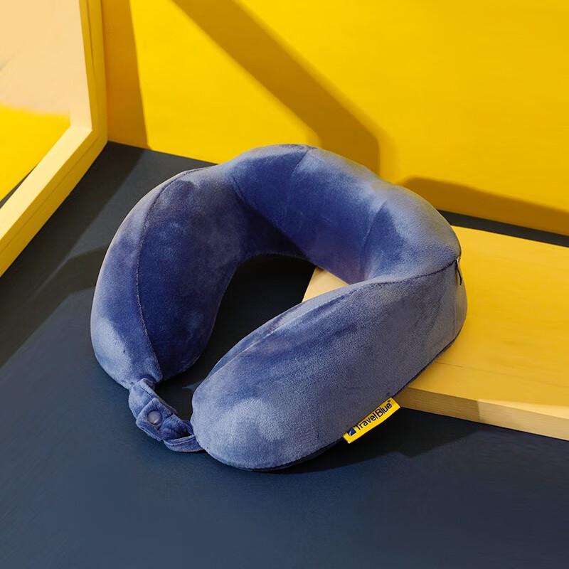 Lanlv Memory Foam Hooded Travel Neck Pillow