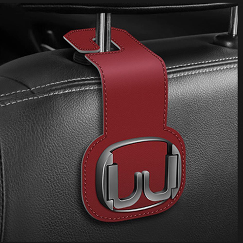 Универсальные складные автомобильные крючки Мягкая кожа Крючок на спинку сиденья автомобиля 20 кг Большая грузоподъемность Сплавной крючок Крючки для подвешивания в салоне автомобиля
