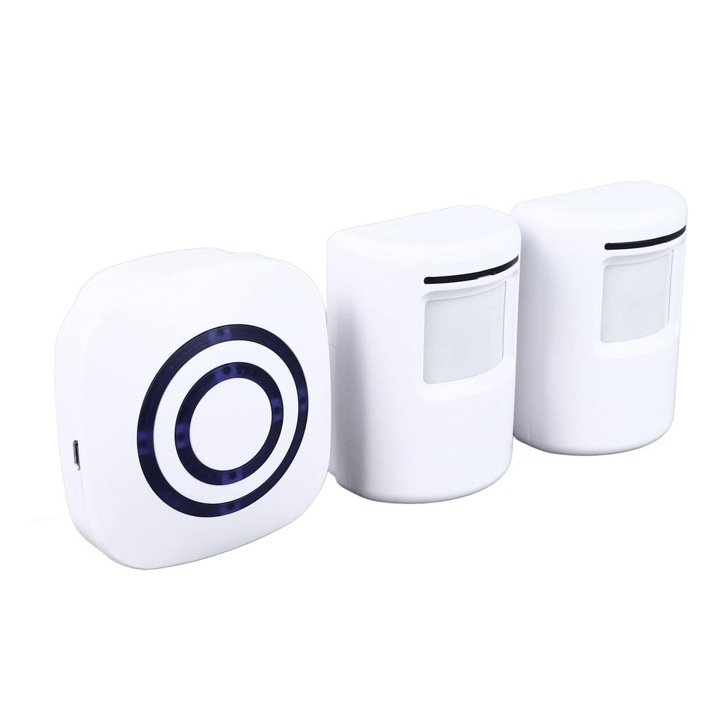 Motion Sensor Door Bell Trigger Alarm Wireless Driveway Alert Entry Welcome Doorbell for Shops