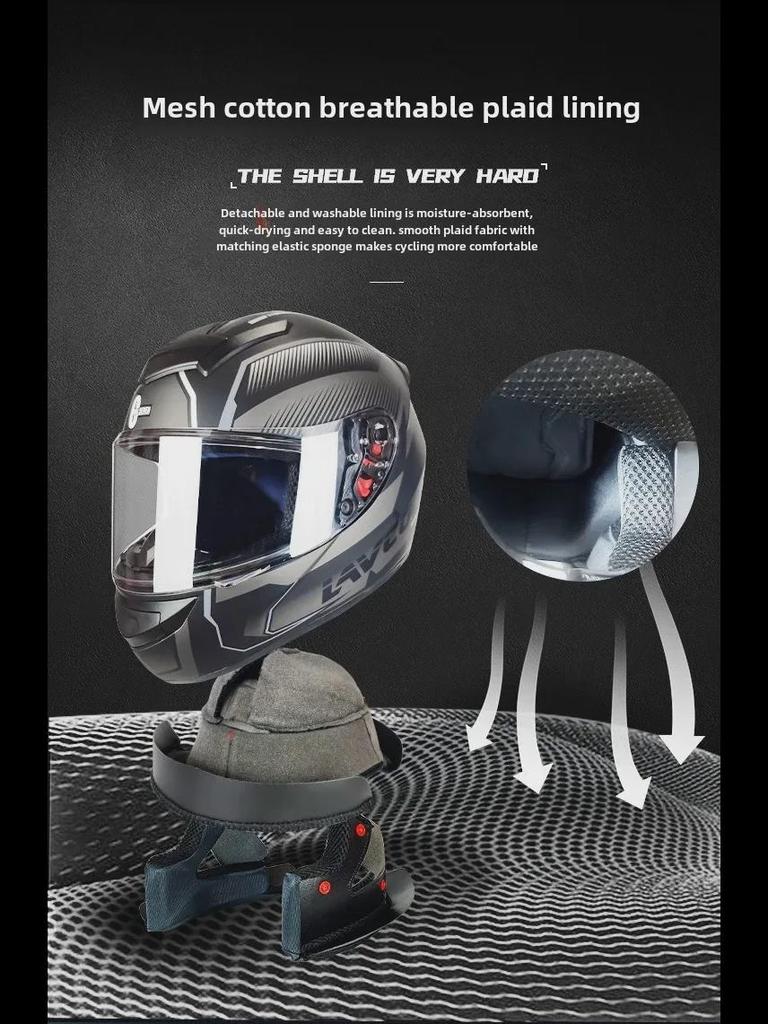 All-Season DOT Certified Electric Motorcycle Helmet