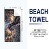 Overwatch Heroes Print Beach Towel, Large Soft Quick Dry Towel for Beach Camping Swimming