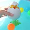 Игрушка для купания, утка, яйцо пингвина, игрушки для душа, забавный пляжный детский распылитель с облаками