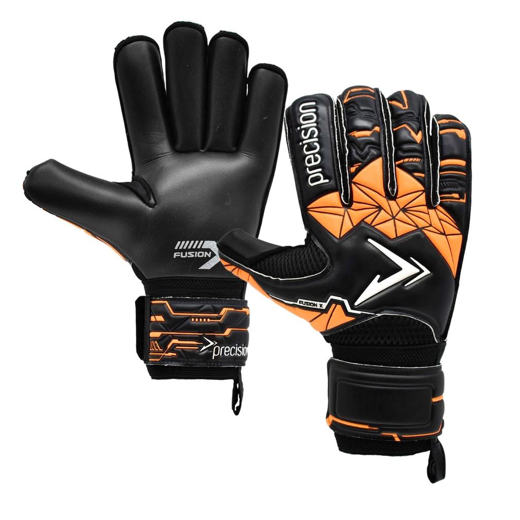 Precision Childrens/Kids Fusion X Roll Finger Protect Goalkeeper Gloves