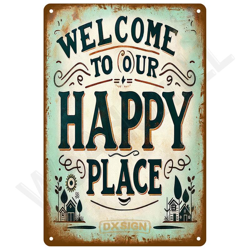 Винтажные Металлические Таблички для Бара Ванная Комната Дом Гостиная Дом Ретро Настенные Декоративные Элементы Роскошный Декор Интерьер Искусство Постеры Жестяные Таблички