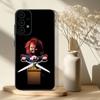Чехол для телефона Chucky Doll из фильма ужасов для Samsung S25, S24, S21, S22, S23, S30, Ultra, S20, Plus, Fe, Lite, Note, 10, 9, 5G Черный