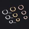 Daith Conch Snug Silver Gold Rosegold Nose Ring Body Jewelry Huggie Hoop Earring CZ Ear Piercing