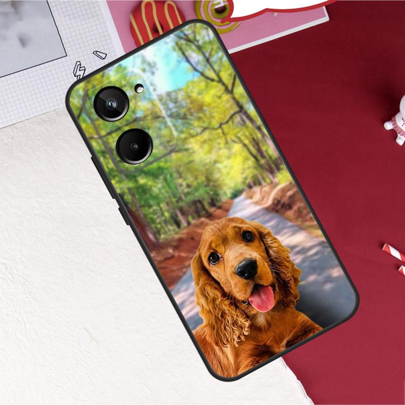 Cocker Spaniel Dog For Realme 15 Pro GT7 GT6 10 11 12 13 14 Pro Plus C55 C71 C75 C67 C63 C61 C53 C35 C65 Case