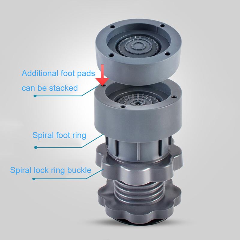 1 шт. регулируемая по высоте амортизирующая подушечка для стиральной машины амортизирующая нескользящая подушечка для ног