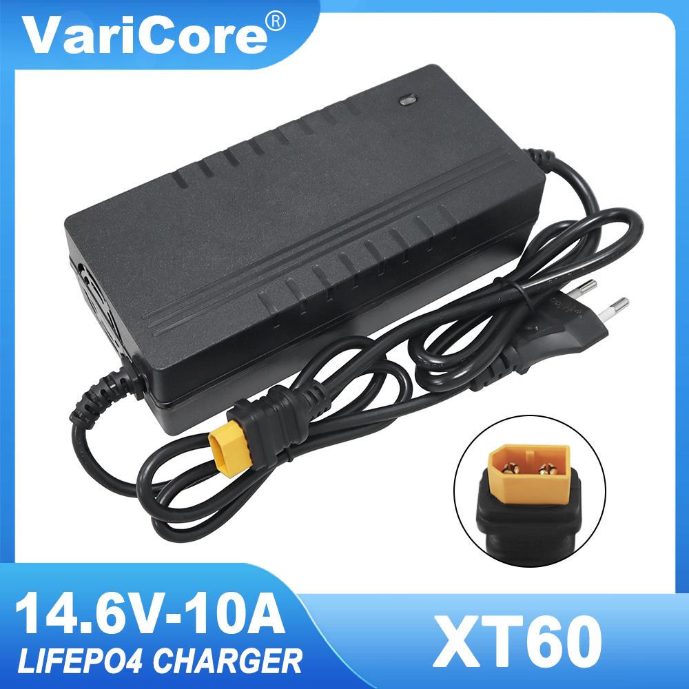 Умное зарядное устройство VariCore 14.6V 20A/10A для аккумуляторов Lifepo4 110-220V 4S 12V, мощное зарядное устройство для литий-железо-фосфатных аккумуляторных сборок