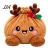 Anxiety Relief Squeeze Toys Giant Dumpling Plush Pillow, Cute Stuffed Steamed Bun Toy, Soft Plushies for Stress Management Food