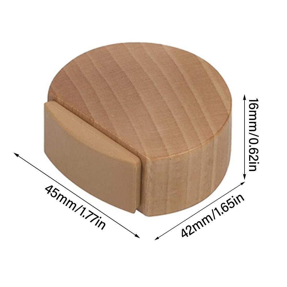 Защита стен, пола и мебели, деревянный стопор для двери, деревянный ограничитель для двери, противоударный стопор для двери, задний стопор для двери