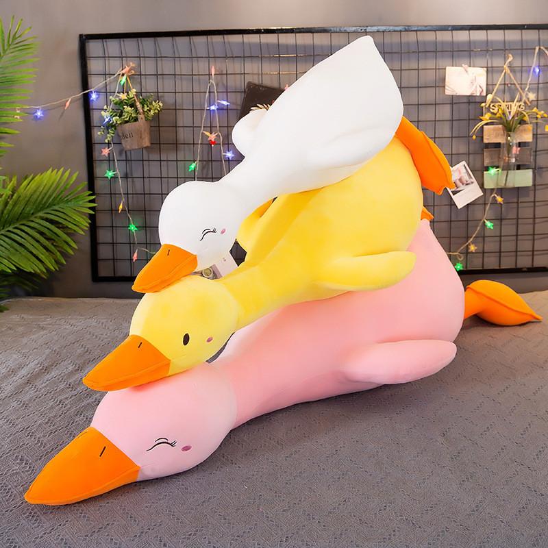Super Soft Elastic Plush Duck Doll Cute Sleeping Companion For Children
