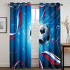 Футбольное поле для спорта мальчик Бесплатная доставка оконные шторы для гостиной детской спальни ванной комнаты кухни двери домашнего декора2 шт.