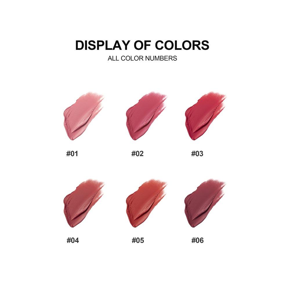 HANDAIYAN Дугообразный блеск для губ Lippenstift Make-up Natuerlike Lip Glêsmatte Long Lipgloss Echte Set