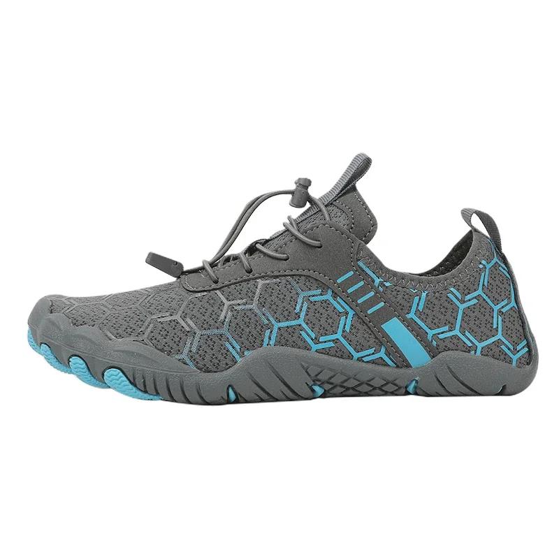 Women Men Aqua Shoes Upstream Wading Water Sneakers Quick Dry Beach Barefoot Outdoor Upstream Wading Water Sports Swimming Shoes